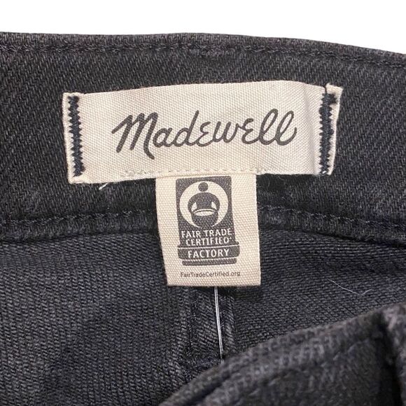 NWT Madewell 10" High Rise Skinny Black Jeans with Magic Pockets Women's 23P - Picture 7 of 13